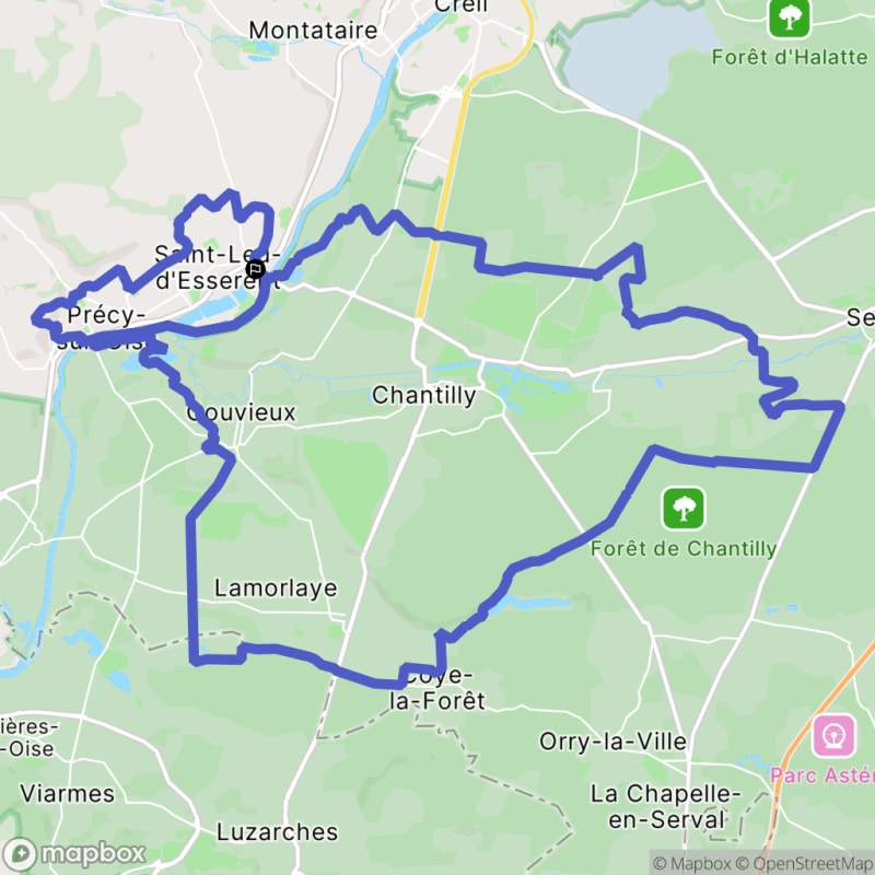 Sortie autour de Chantilly - Saint-Leu-d'Esserent