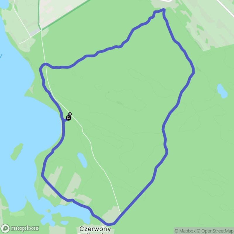 Ścieżka średnio trudna, 10.3 km długa w Wigry - spacer idealny dla zaawansowanych miłośników turystyki pieszej. - Wigry