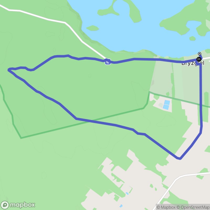Spacer z Bryzgiela o dystansie 7,3 km i poziomie trudności łatwym - Bryzgiel