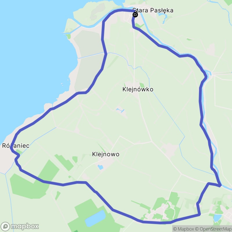 Przeciwko lasom z Nowej Pasłęki - 17,5 km trudna trasa - Nowa Pasłęka