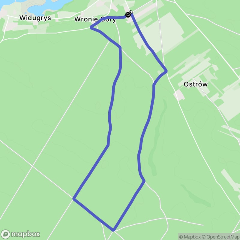 Łatwa, 6.4km trasa turystyczna rozpoczynająca się w Budwieć: Ścieżka do lasu Budwieckiego - Budwieć