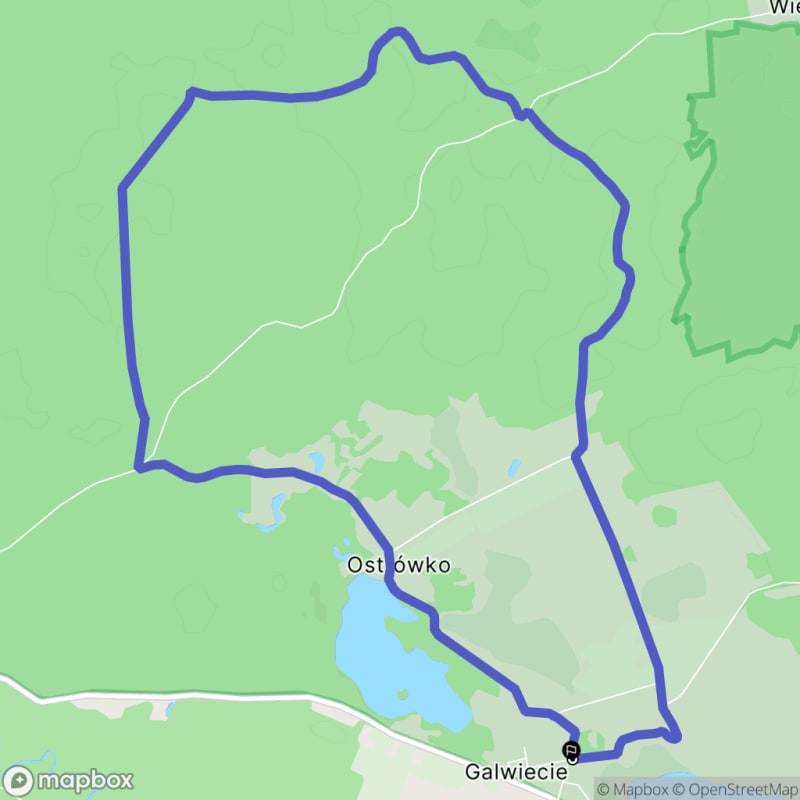 Średnio trudna, 10,9km dystansowa przechadzka z Galwiecie w Polsce - Galwiecie