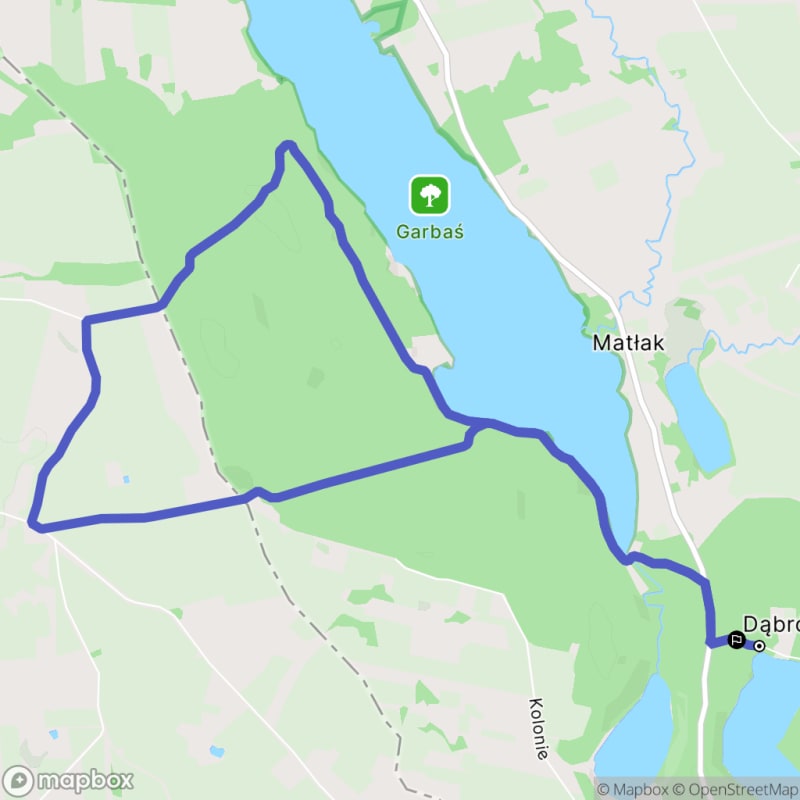 Ścieżka wzdłuż rzeki z poziomem trudności średnim - 9,3 km, Bakałarzewo (Polska) - Bakałarzewo