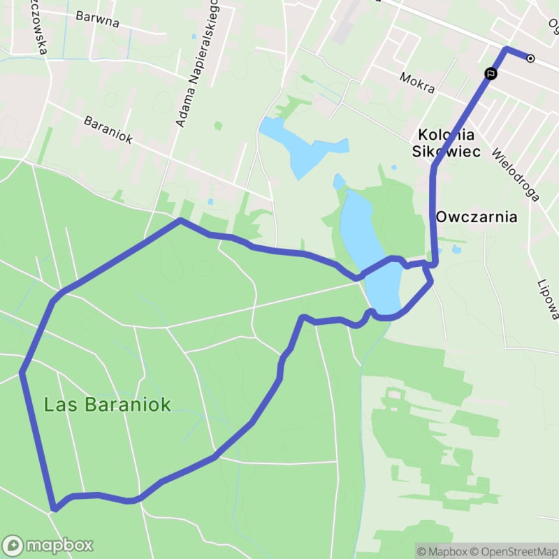 Suszec - ścieżka średnio trudna, dystans 8.7 km (polski) - Suszec