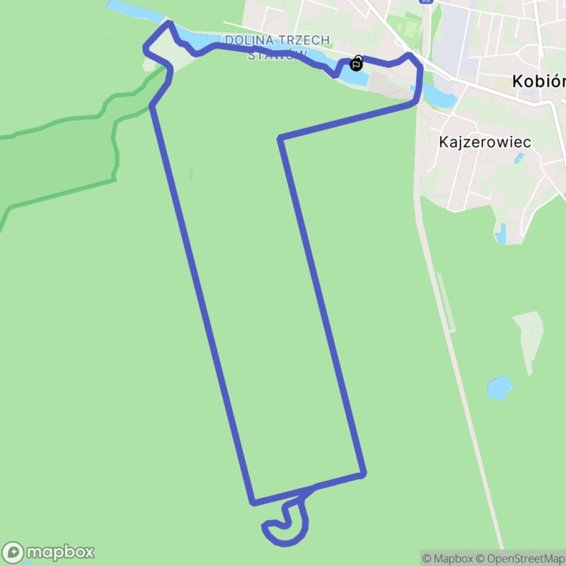 Ścieżka w Kobiórze - 10,8 km, poziom trudności średni - Kobiór