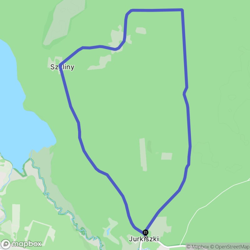 Ścieżka w Jurkiszkach - 8,9 km, poziom trudności średni - Jurkiszki
