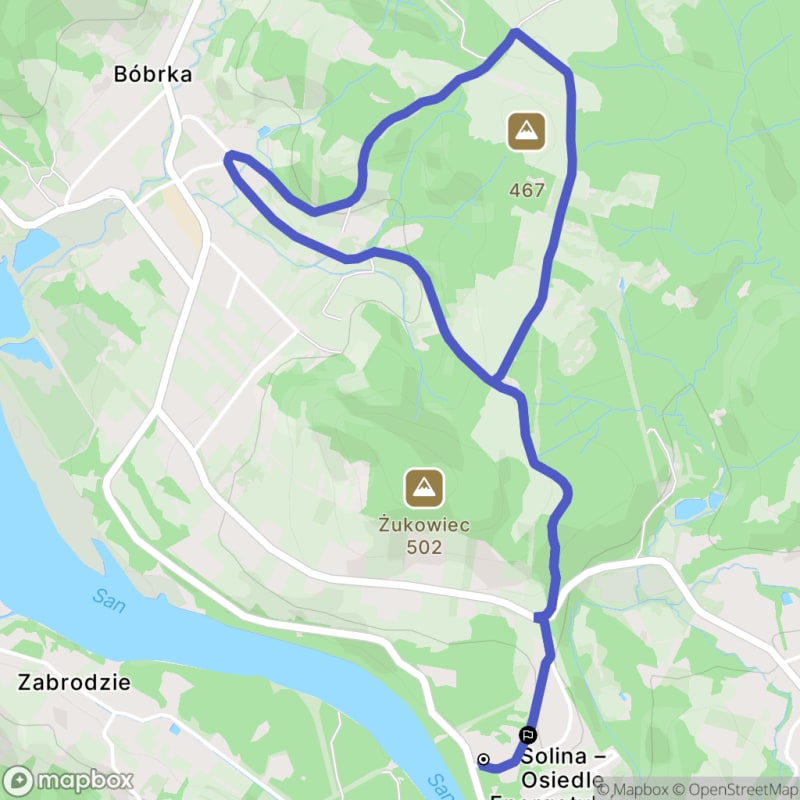 Solina - 5,2 km ścieżka trudna (polskie tłumaczenie) - Solina
