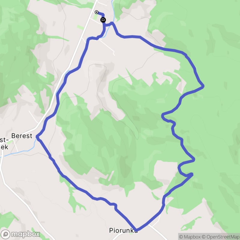 Ścieżką przez las do Leśniczówki Polany - 9,3 km, poziom trudności średni - Leśniczówka Polany
