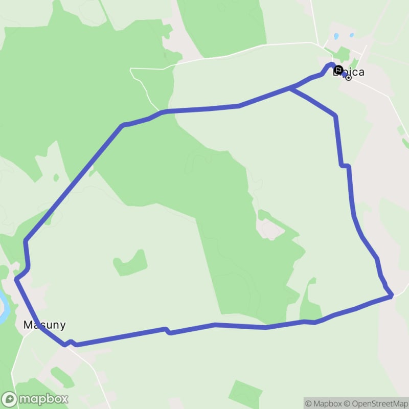 Ścieżka w Lipicy o długości 11,1 km z poziomem trudności umiarkowanym - Lipica
