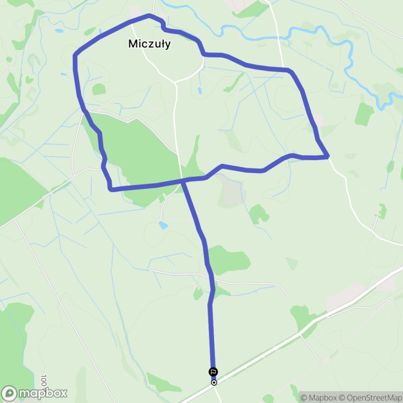 Spacer łatwy o dystansie 7,1 km w Dąbrówce Polskiej - Dąbrówka Polska