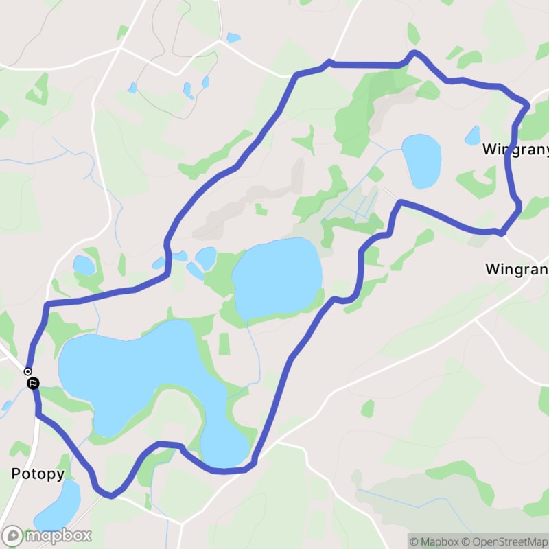 Łatwa, 5.8km trasa turystyczna rozpoczynająca się w Potopach.\n - Potopy