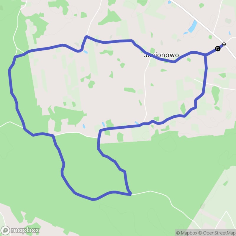 Ścieżka wzdłuż rzeki z poziomem trudności średnim - trasa turystyczna rozpoczynająca się w Ignatowiznie, długość 8.9 km. - Ignatowizna