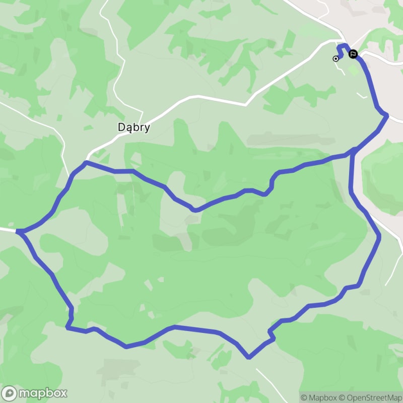 Ścieżka wzdłuż rzeki z poziomem trudności średnim - spacer od Rzepiennika Strzyżewskiego o długości 10,4 km. - Rzepiennik Strzyżewski