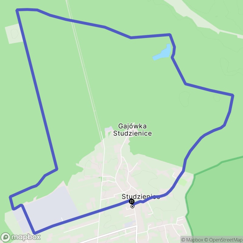 Ścieżka w środku natury - spacer od Studzienic przez lasy, pola i łąki o długości 11.6 km z poziomem trudności umiarkowanym - Studzienice