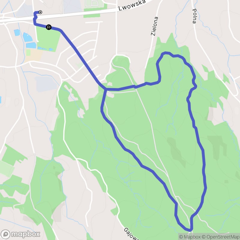 Średnia trudność, 5.2 km długości rajdu turystycznego rozpoczynającego się w Dębicy. - Dębica