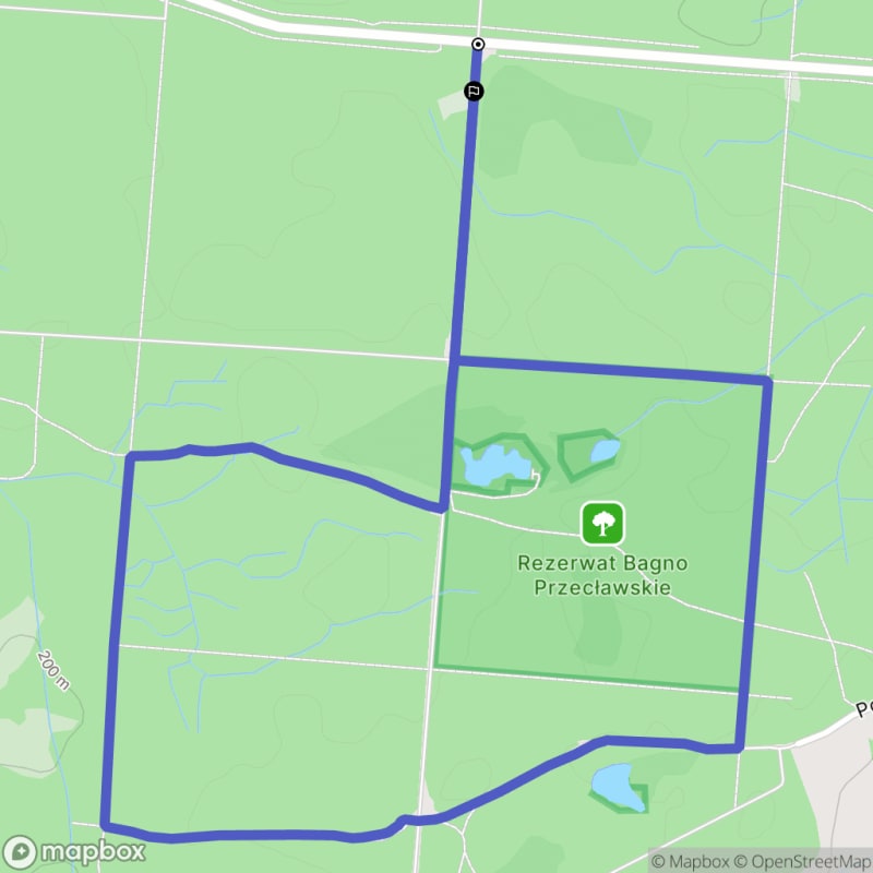 Spacer łatwy o dystansie 4,5 km w Przecławiu - Przecław