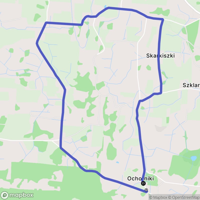 Łatwa, 6.2 km dystans rajdu turystycznego w Kielczanach \n - Kielczany