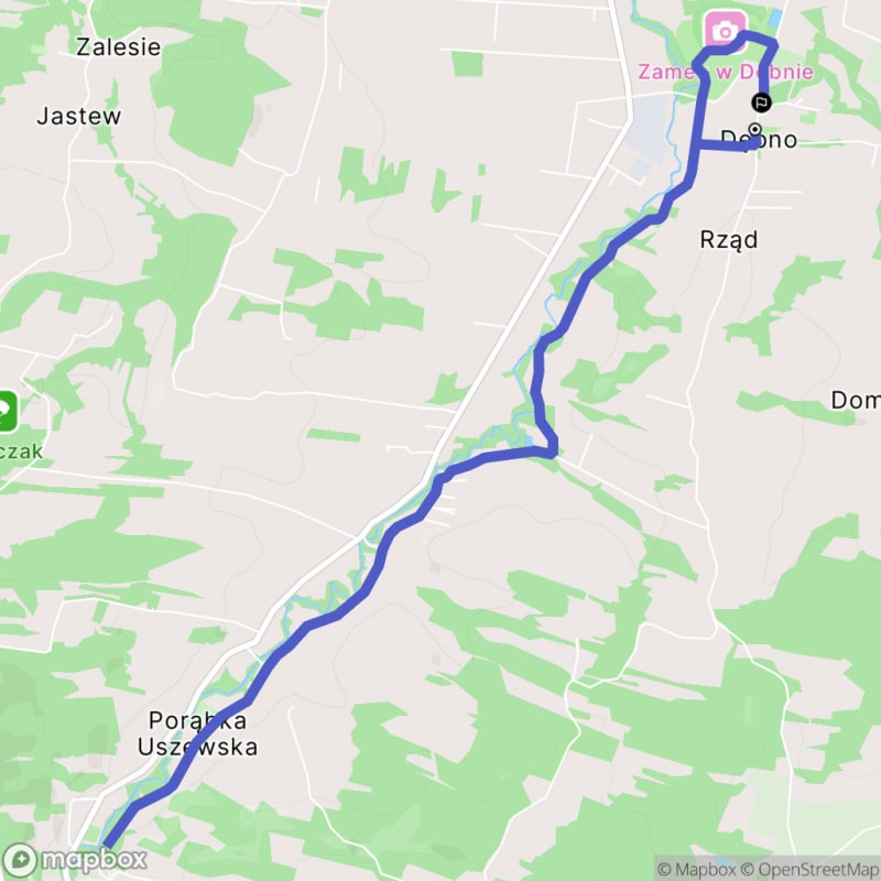 Ścieżka turystyczna z Dębna, dystans 9,8 km, poziom trudności średni - Dębno