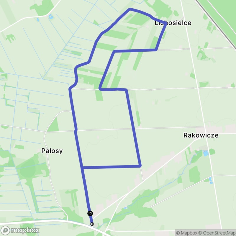 Spacer łatwy o długości 6,2 km w Rakowiczach - Rakowicze