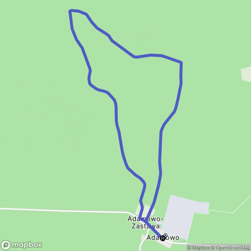 Ścieżka z Adamowa do Zastawy - 11,7 km, poziom trudności średni - Adamowo-Zastawa