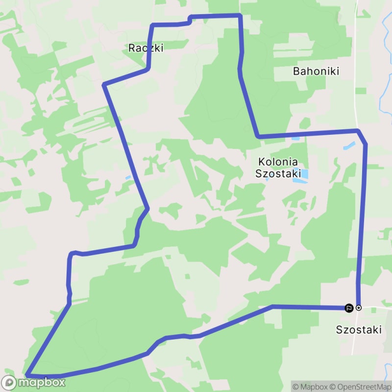 Ścieżką przez Szostaki na trudny poziom terenu o dystansie 9,6 km. - Szostaki