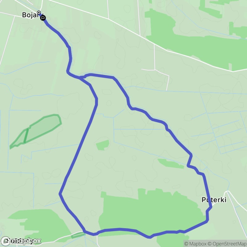 Ścieżka w Bojarych - 8,2 km, poziom trudności średni - Bojary