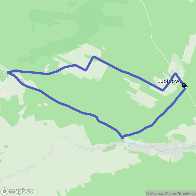 Ścieżka w środku natury - spacer od Lubinowa, dystans 8,9 km, poziom trudności średni - Lubinowo