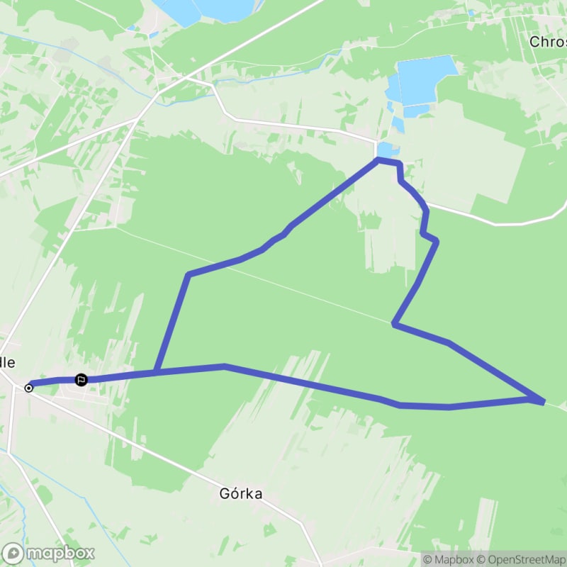 Ścieżka turystyczna od Gidle, 14.3 km, poziom trudności średni - Gidle