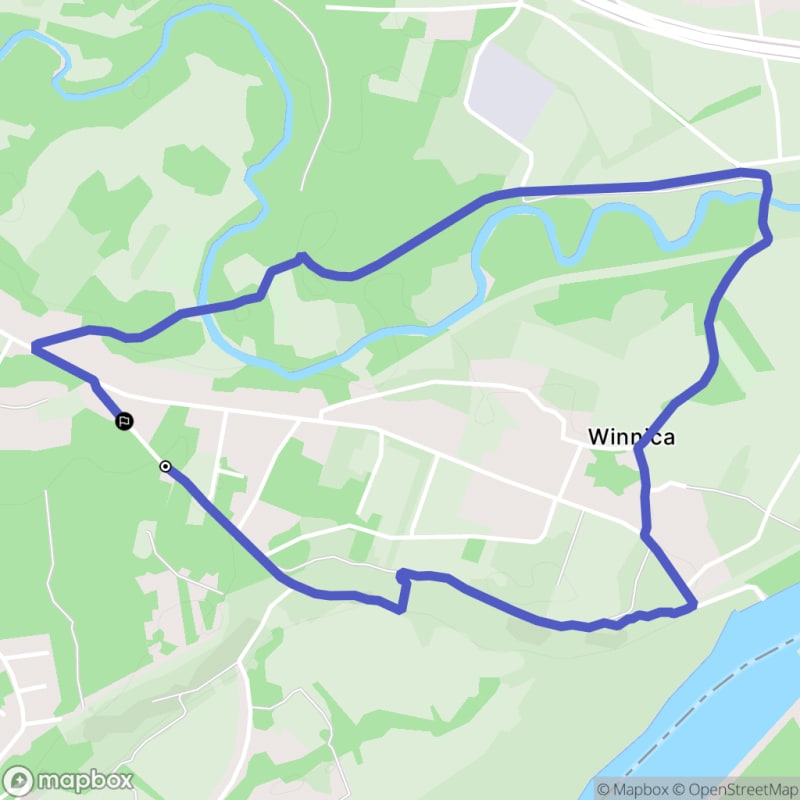 Łatwa, 4,4km wędrówka z Winnicy - Winnica (łatwa) - Winnica