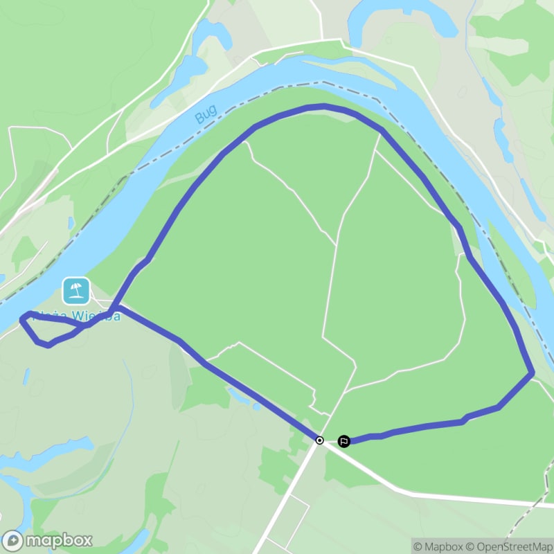 Łatwa wędrówka od Borsuki (5,4 km) - polski tytuł wędrówki - Borsuki