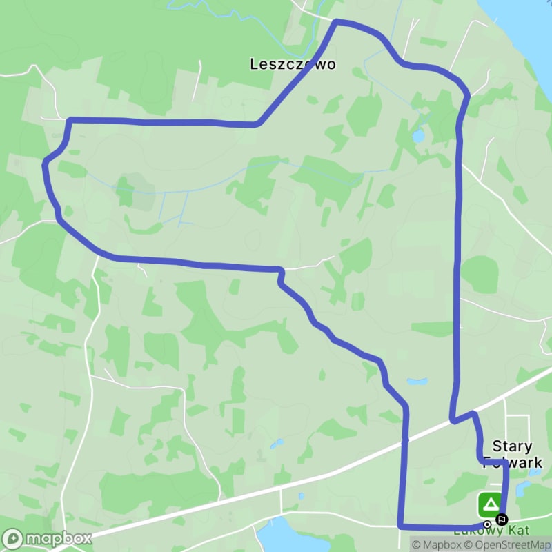 Spacer z łatwą trudnością od Starego Folwarka o dystansie 7,8 km - Stary Folwark