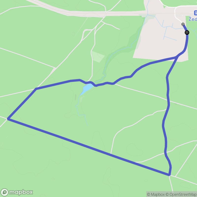 Spacer łatwy o długości 7,6 km w Żedniach \/ - Żednia