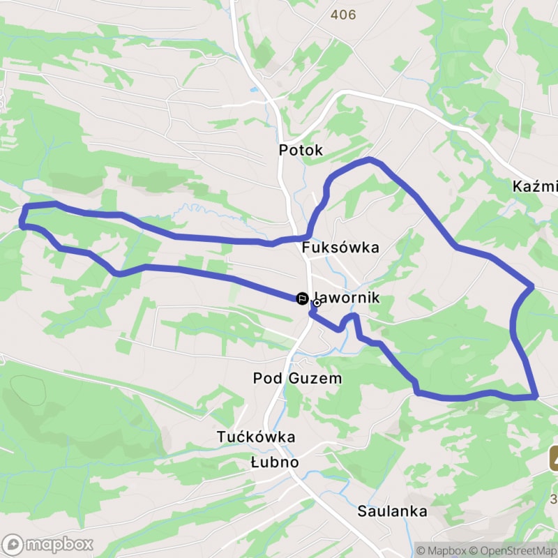 Łatwa pieszałka turystyczna od Łubna (6,3 km) - tytuł po polsku - Łubno