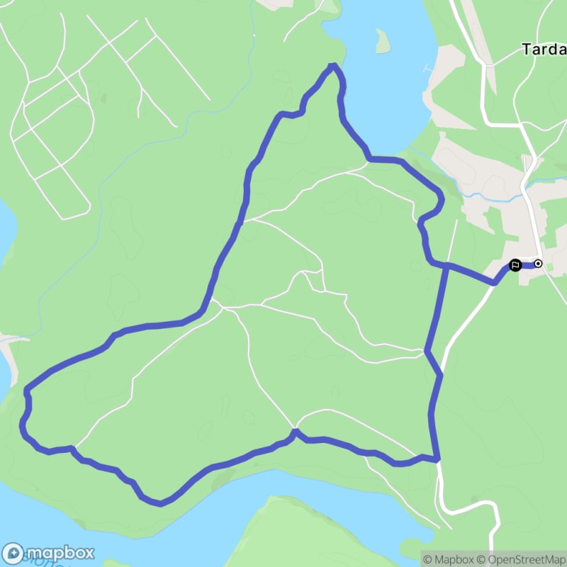 Ścieżka w Tardzie o dystansie 8,5 km i poziomie trudności umiarkowanym - Tarda