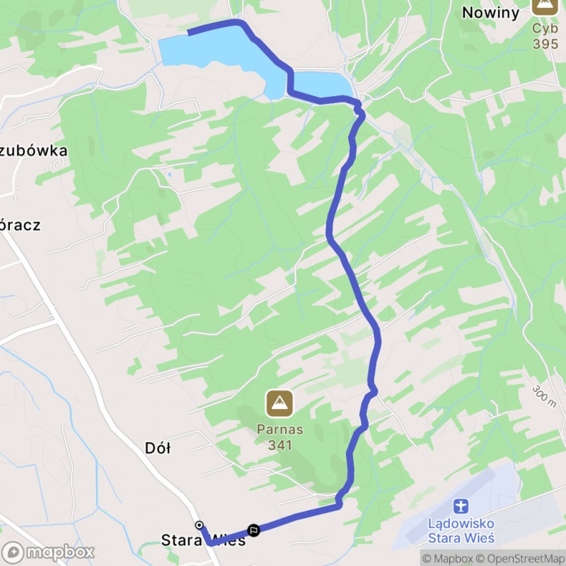 Spacer łatwy w Stara Wieś o dystansie 7,2 km \/ 7,2 km - Stara Wieś