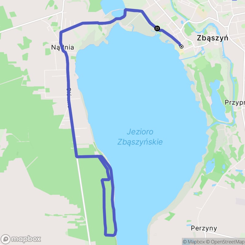 Ścieżka średnio trudna o długości 13,7 km w Zbąszyniu \/ - Zbąszyń