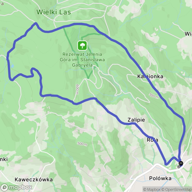 Rada ścieżkowa o długości 7,5 km z poziomem trudności umiarkowanym (polskie tłumaczenie) - Szymbark