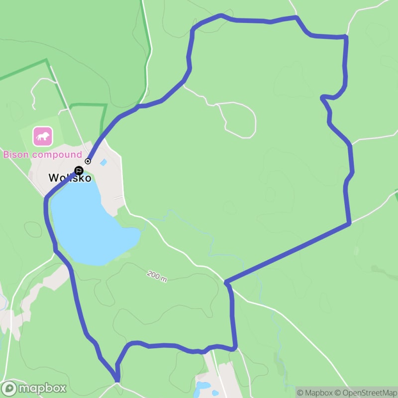 Spacer łatwy o długości 7,3 km w Lipowie - Lipowo
