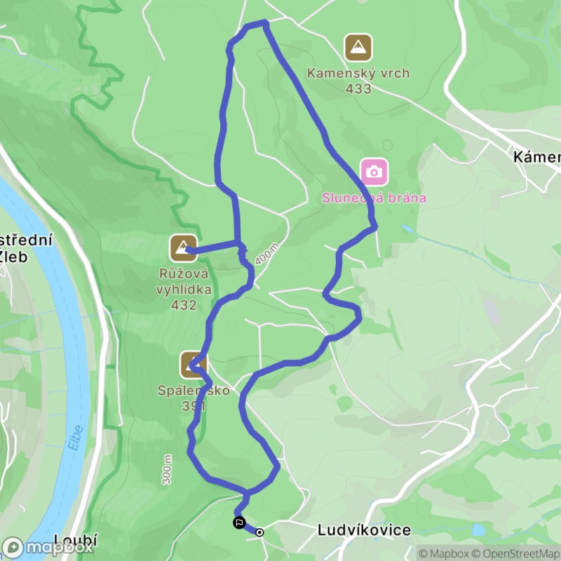 Ścieżka wzdłuż rzeki z poziomem trudności średnim - wyruszmy z Ludvíkoviców (6,9 km) - Ludvíkovice