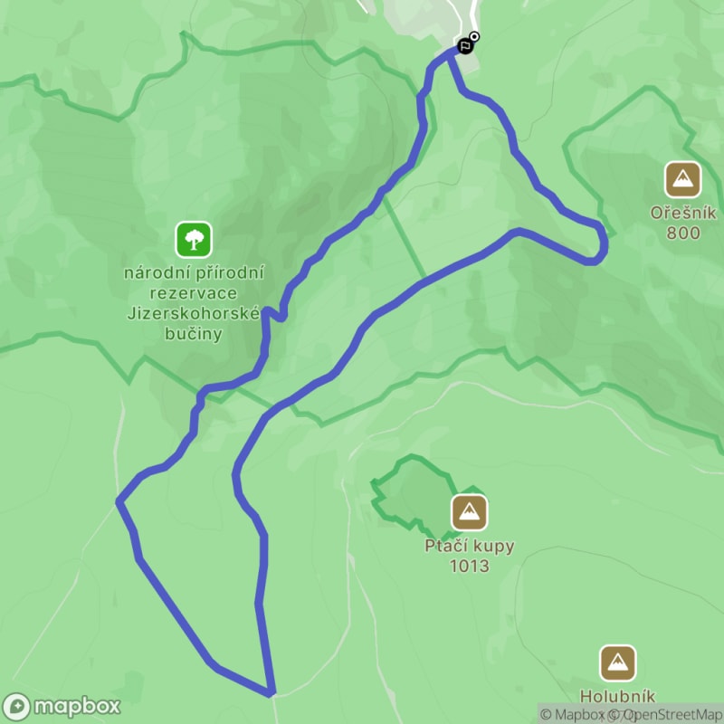 Ścieżka wzdłuż rzeki z poziomem trudności średnim - 8,9 km, Hejnice jako punkt wyjścia. - Hejnice