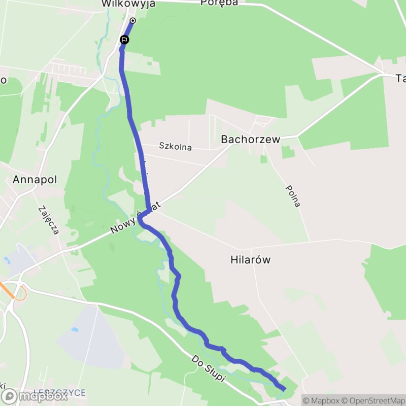 Ścieżka w Wilkowyjskie - 10,6 km trasy średnio-trudnej - Wilkowyja