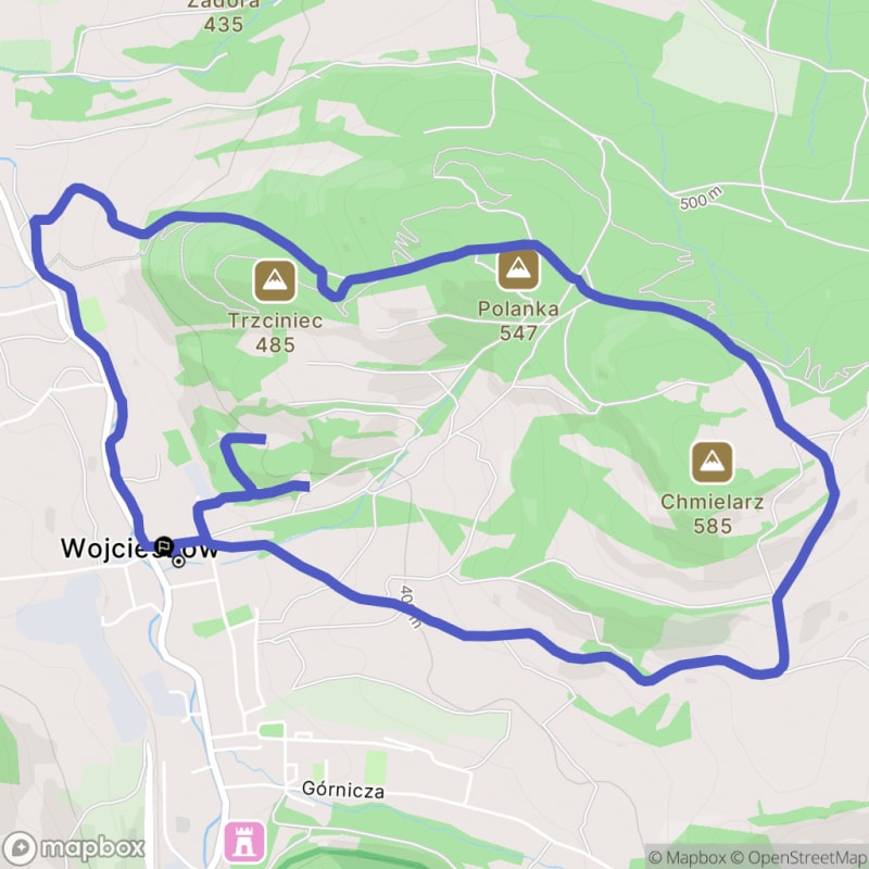 Ścieżka wzdłuż rzeki w Wojcieszowie o dystansie 8,1 km i poziomie trudności średnim - Wojcieszów