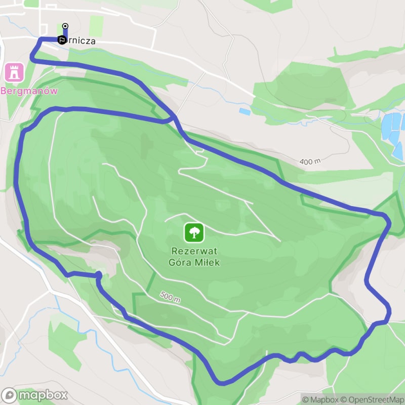 Ścieżka wzdłuż rzeki w Wojcieszowie o długości 7,1 km i poziomie trudności średniej. - Wojcieszów