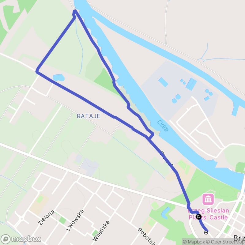 Łatwa, 3,9km rada w Brzegu dla początkujących - Brzeg