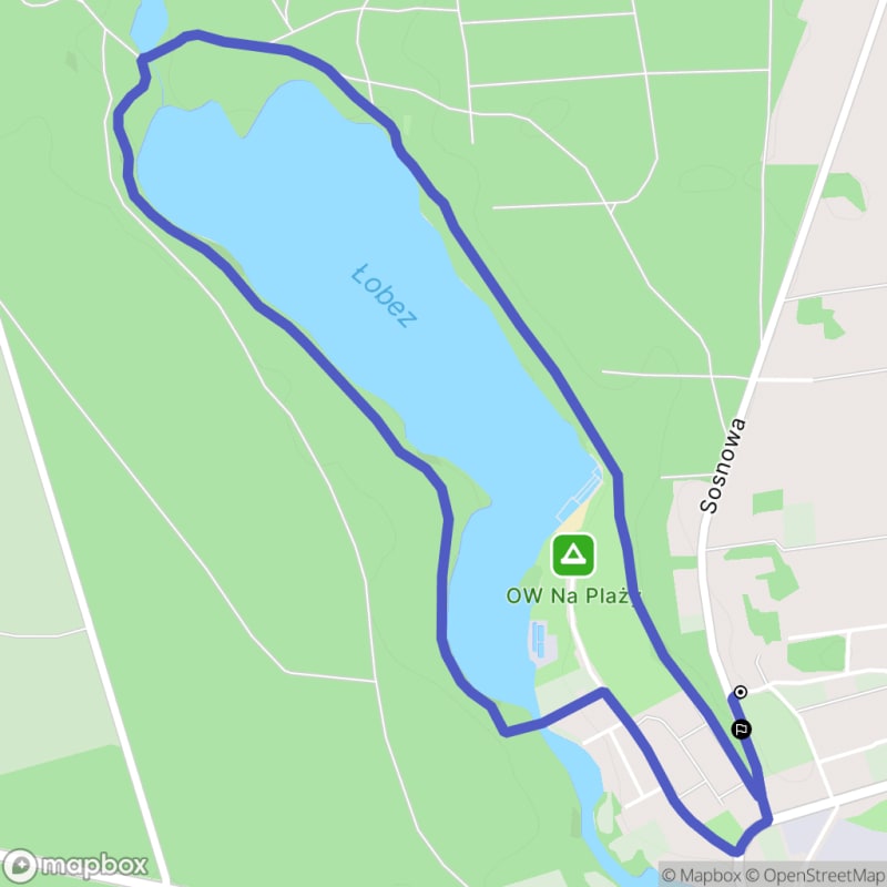 Łatwa, 5,4km przechadzka w Kalisko \/ 5,4 km łatwa wycieczka w Kalisko - Kaliska