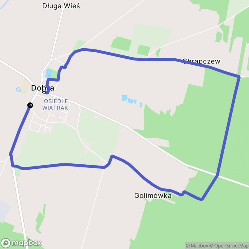 Ścieżka wzdłuż rzeki z poziomem trudności średnim - 8,7 km (Dobra) - Dobra