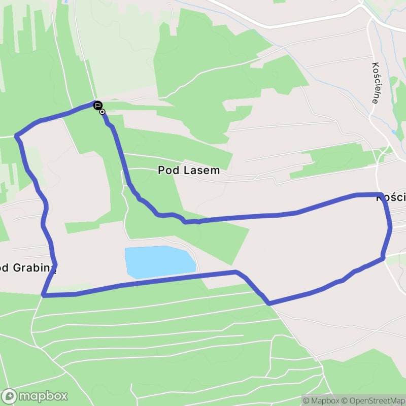 Łatwa wędrówka z Rakszawy na dystansie 7,0 km o poziomie łatwości - tytuł wędrówki - Rakszawa