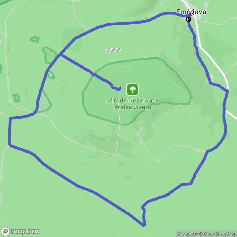 Ścieżka wzdłuż Białego Potoku - 11,7 km, poziom trudności średni - Bílý Potok