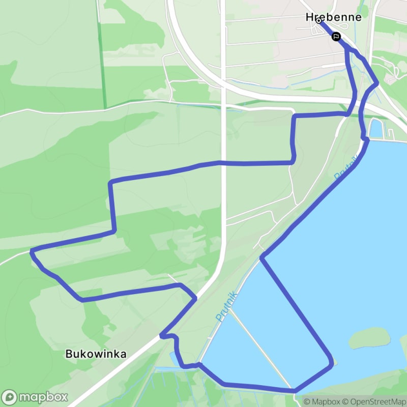 Łatwa, 4,6km trasa turystyczna w Hrebennie \n - Hrebenne