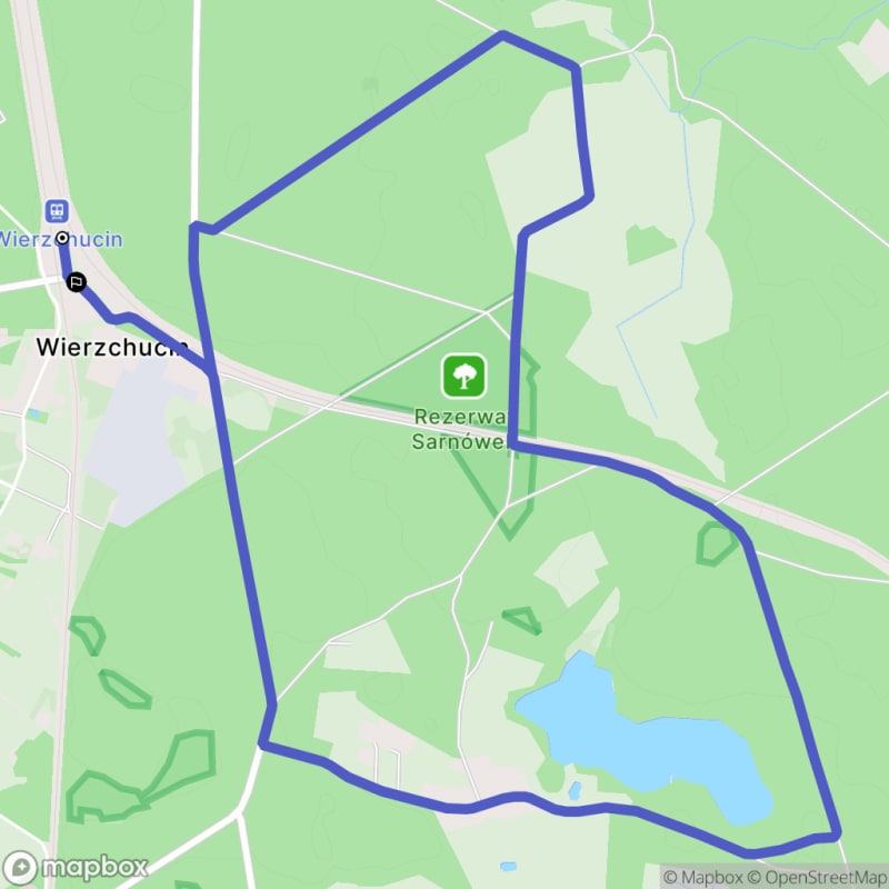 Spacer łatwy o długości 7,9 km rozpoczynający się w Suchom-Lisiny - Suchom-Lisiny